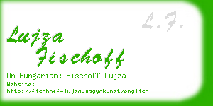 lujza fischoff business card
